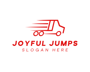 Fast Delivery Truck  logo design