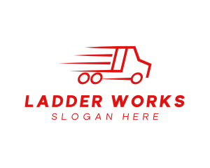 Fast Delivery Truck  logo design