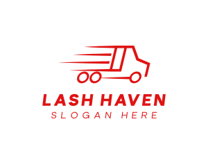 Fast Delivery Truck  logo design