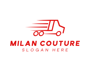 Fast Delivery Truck  logo design