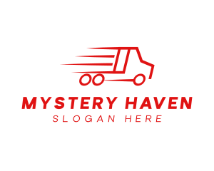 Fast Delivery Truck  logo design