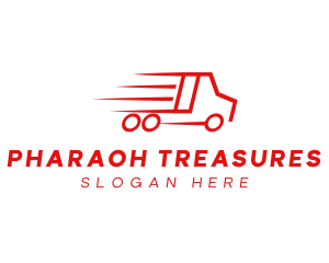 Fast Delivery Truck  logo design