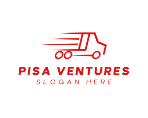 Fast Delivery Truck  logo design