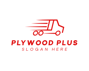 Fast Delivery Truck  logo design