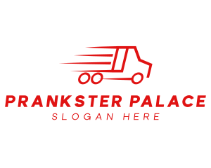 Fast Delivery Truck  logo design