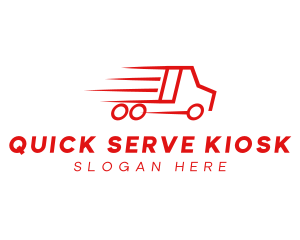 Fast Delivery Truck  logo design