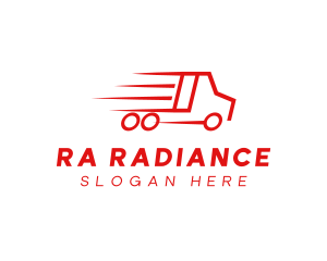 Fast Delivery Truck  logo design