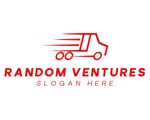 Fast Delivery Truck  logo design