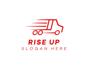 Fast Delivery Truck  logo design