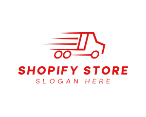 Fast Delivery Truck  logo design