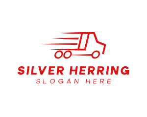 Fast Delivery Truck  logo design