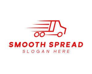 Fast Delivery Truck  logo design