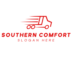 Fast Delivery Truck  logo design