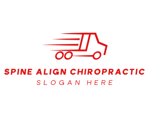 Fast Delivery Truck  logo design