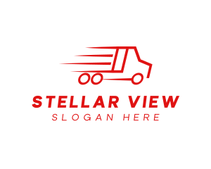 Fast Delivery Truck  logo design