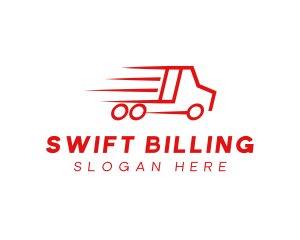 Fast Delivery Truck  logo design