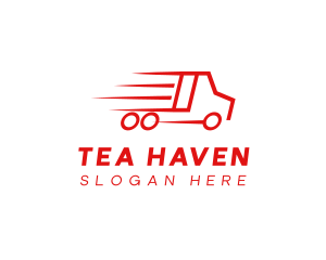 Fast Delivery Truck  logo design