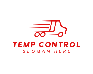 Fast Delivery Truck  logo design