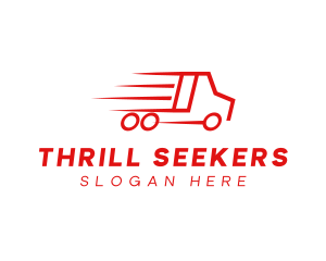 Fast Delivery Truck  logo design