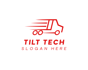 Fast Delivery Truck  logo design