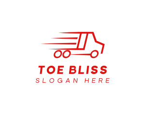 Fast Delivery Truck  logo design