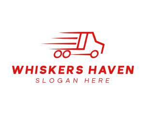 Fast Delivery Truck  logo design