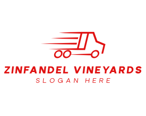 Fast Delivery Truck  logo design