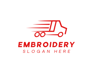 Fast Delivery Truck  logo design