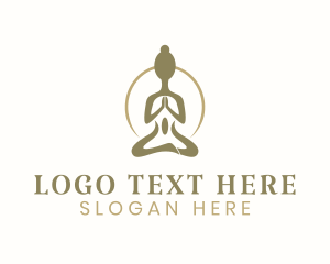 Buddha - Meditation Yoga Spa logo design