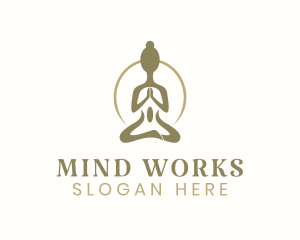 Meditation Yoga Spa logo design