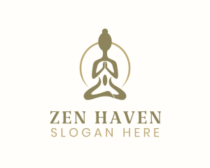 Buddha - Meditation Yoga Spa logo design