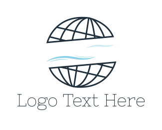 Abstract World Atlas Globe Logo Brandcrowd Logo Maker