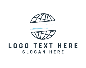 Website - World Atlas Globe logo design