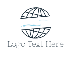 Web Development - Abstract World Atlas Globe logo design