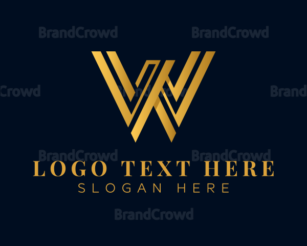 Luxury Business Letter W Logo