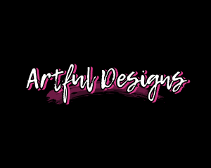 Graffiti Brush Business logo design