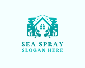 Home Disinfection Spray logo design