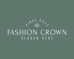 Luxury Fashion Diamond  logo design