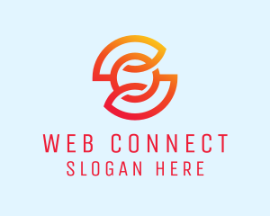 Internet - Orange Letter O Startup logo design