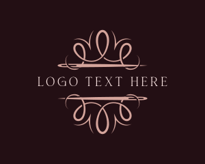 Quilting - Fashion Needle Thread Dressmaker logo design