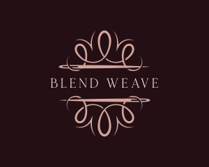 Fashion Needle Thread Dressmaker logo design