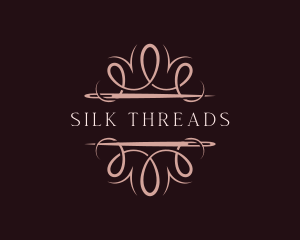 Fashion Needle Thread Dressmaker logo design