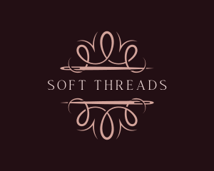 Fashion Needle Thread Dressmaker logo design