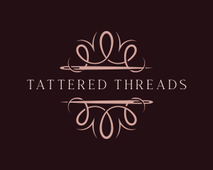 Fashion Needle Thread Dressmaker logo design