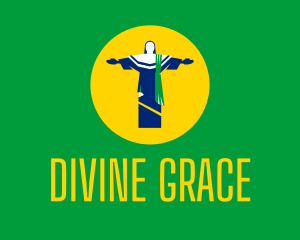 Christ - Brazil Christ Statue logo design