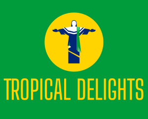 Brazil - Brazil Christ Statue logo design