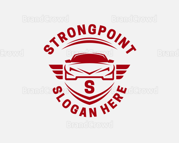 Car Wings Shield Logo