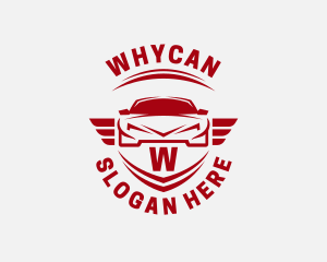 Car Wings Shield Logo