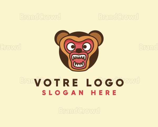 Angry Bear Roar Logo