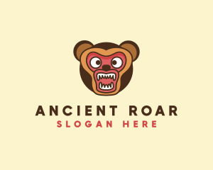 Angry Bear Roar logo design